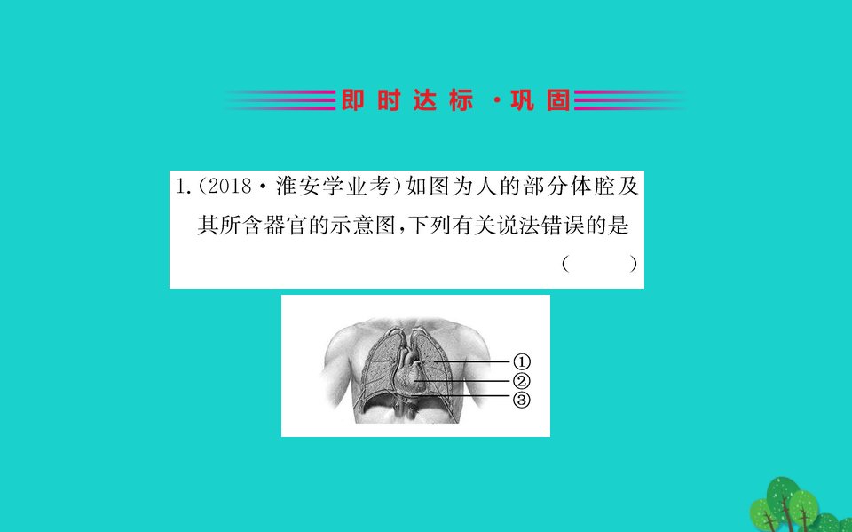 七年级生物下册4.4.3输送血液的泵心脏习题课件新版新人教版