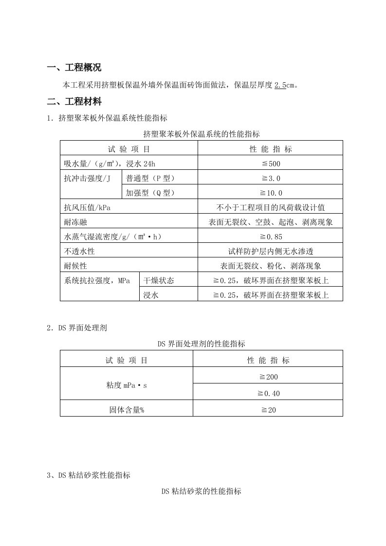 行业资料挤塑板薄抹灰面砖饰面施工计划