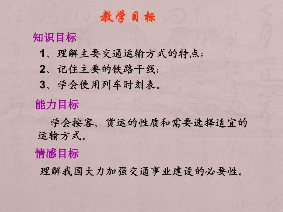 七年级地理下册4.4交通运输课件中图版