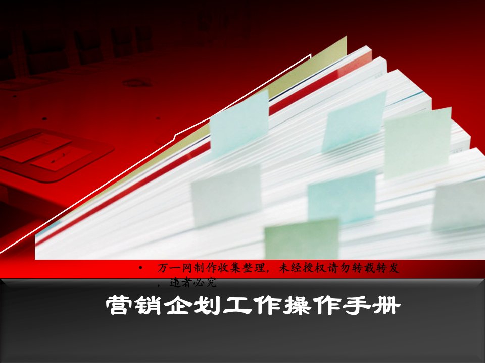 保险公司营销企划工作操作手册88页