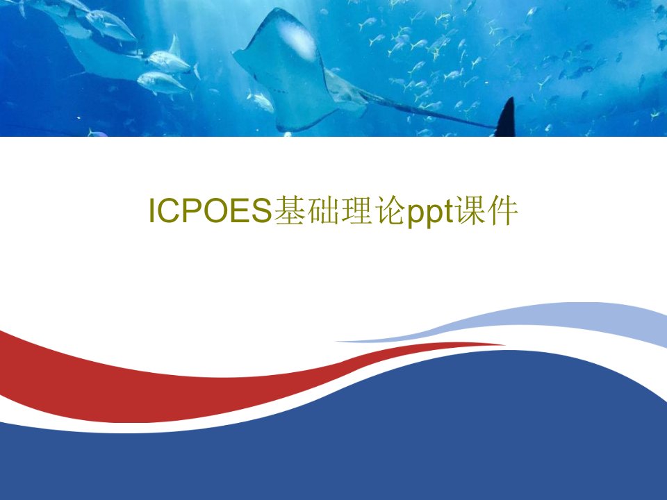 ICPOES基础理论ppt课件共55页