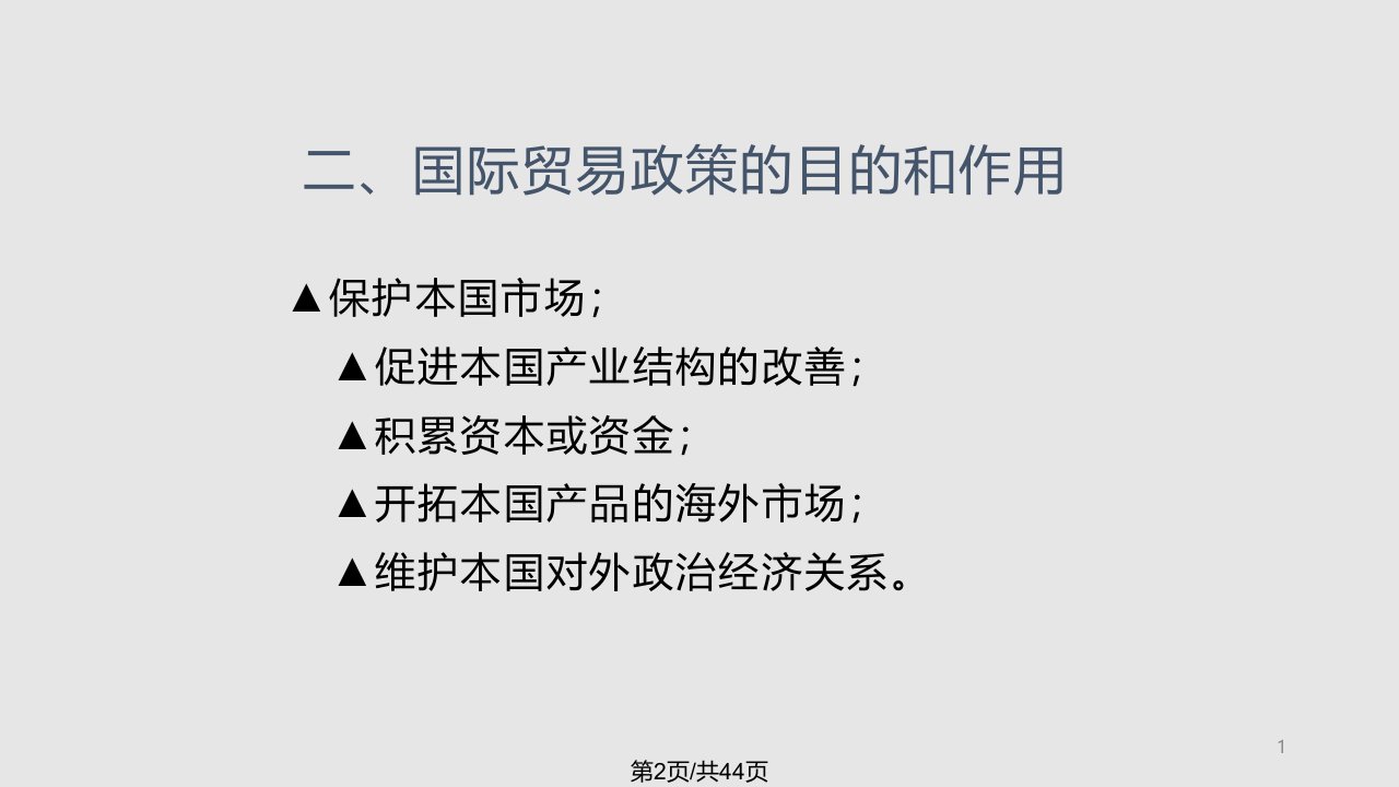 第九章关税措施