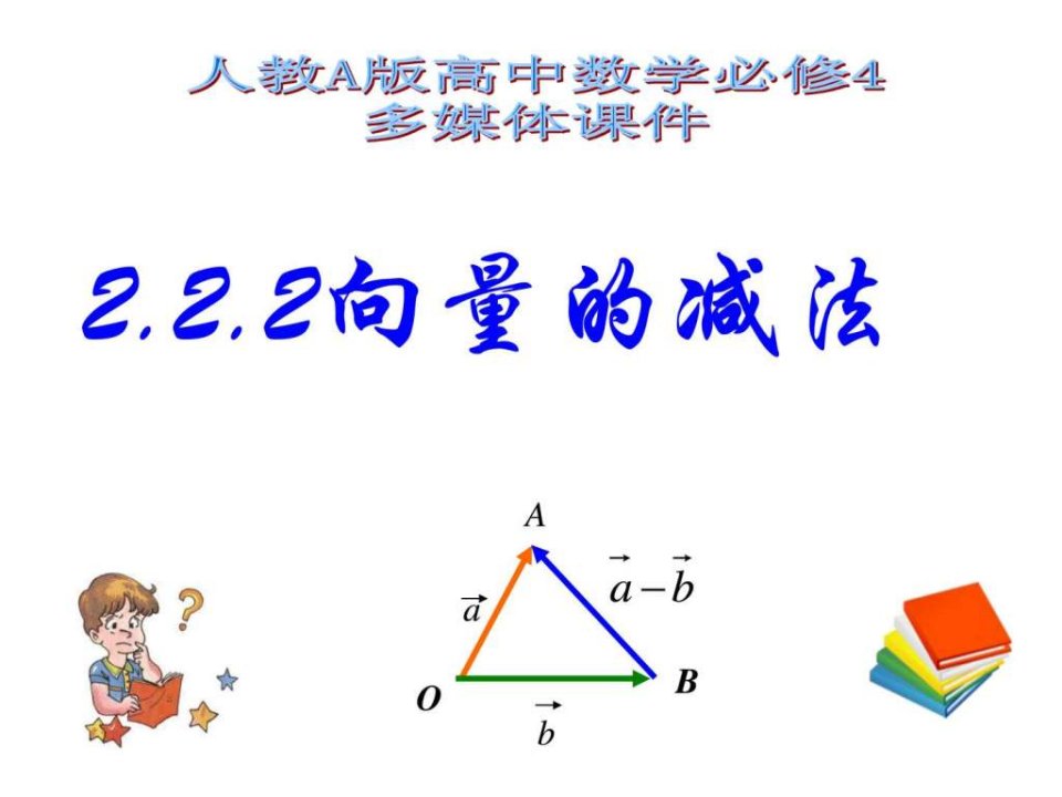 2.2.2向量减法运算及其几何意义.ppt