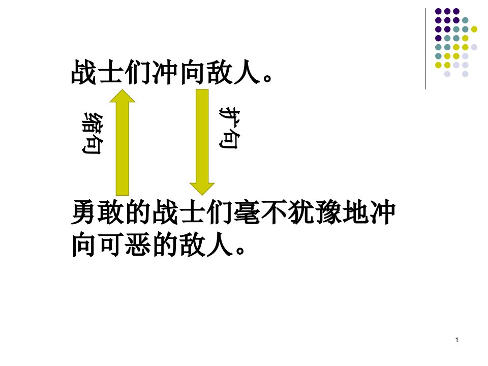 五年级语文缩句、扩句复习ppt课件