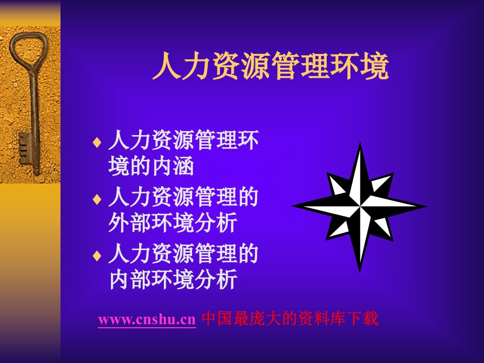 人力资源管理环境(ppt