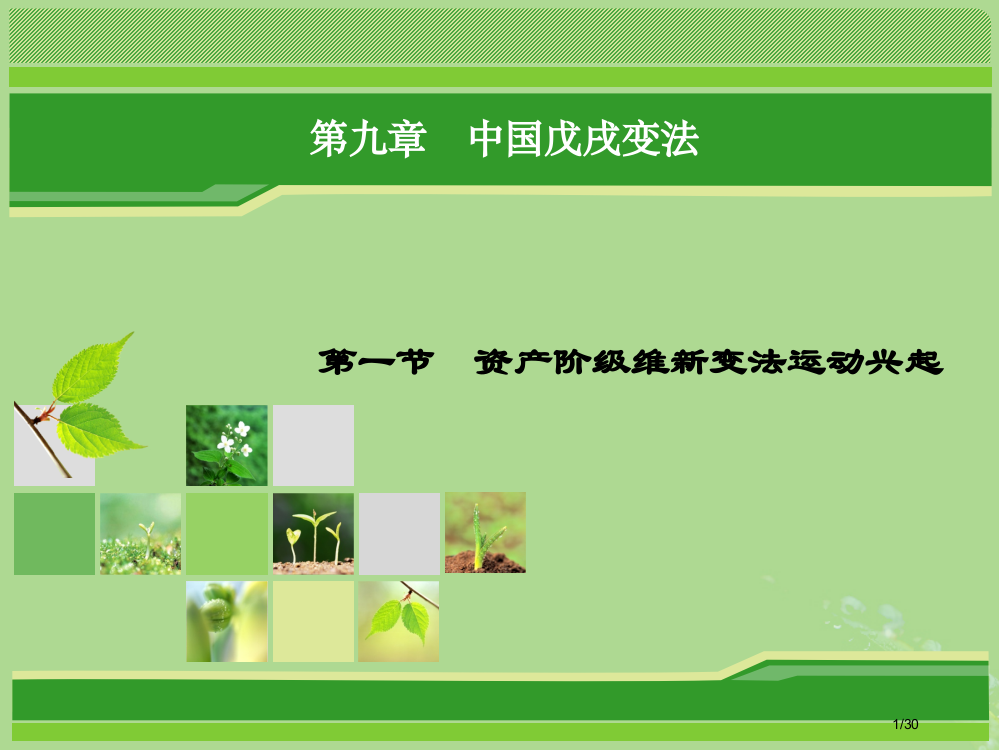 高中历史第九章中国戊戌变法9.1资产阶级维新变法运动的兴起省公开课一等奖新名师优质课获奖PPT课件