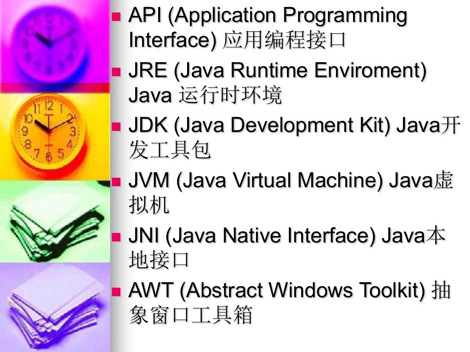 《Java常用词汇》PPT课件