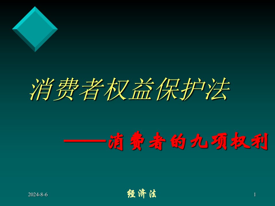 消费者权益保护法培训课件