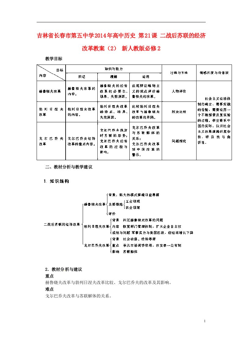 吉林省高中历史