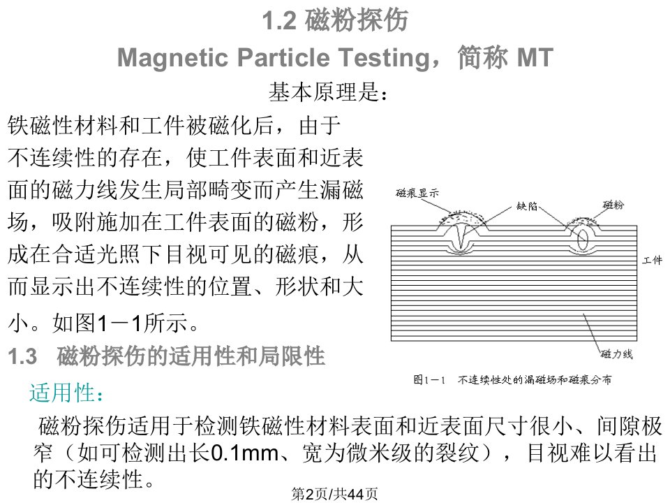 磁粉探伤基础理论