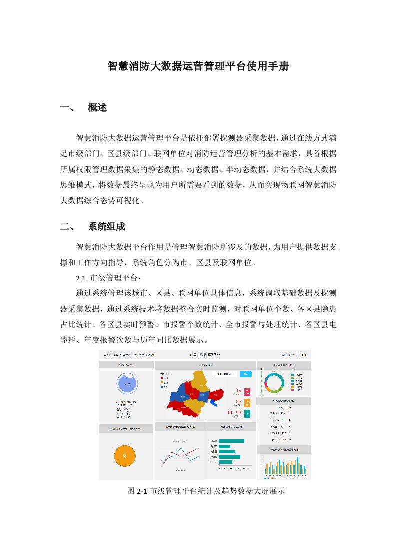 智慧消防大数据运营管理平台使用手册