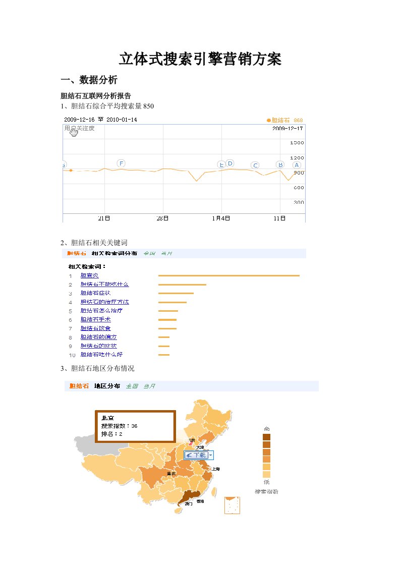 立体式搜索引擎营销方案-医疗推广