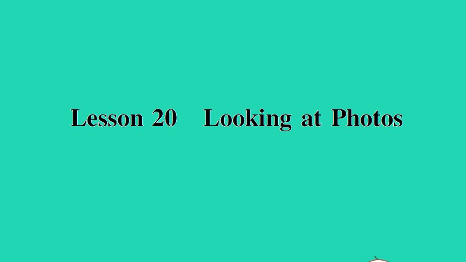 六年级英语下册Unit4LiMingComesHomeLesson20LookingatPhotos作业课件冀教版三起