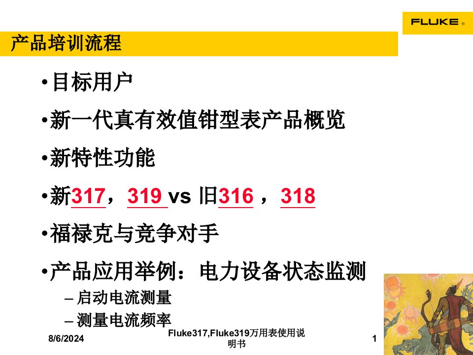 2020年Fluke317,Fluke319万用表使用说明书