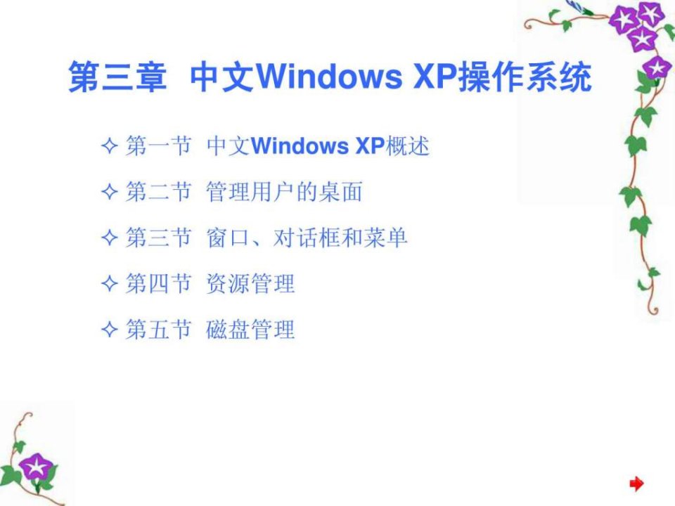 中文Windows_XP操作系统第一讲