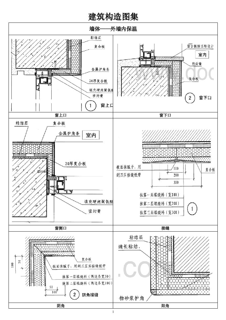 工程建筑构造图集