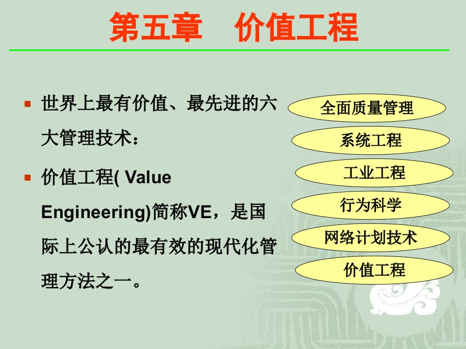 第5章价值工程原理