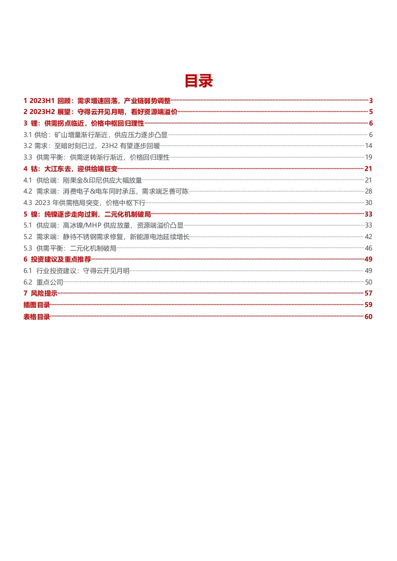 2023年中期策略系列报告之能源金属篇