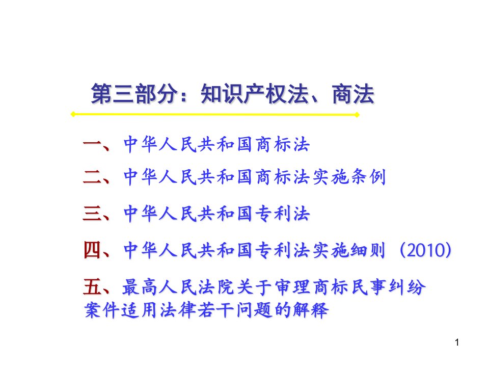 保荐代表人考试法规03破产法商标法等