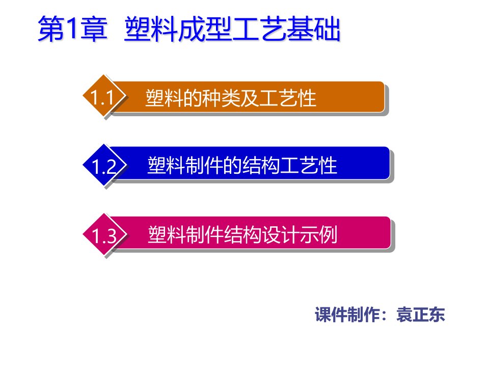 塑料的种类及应用