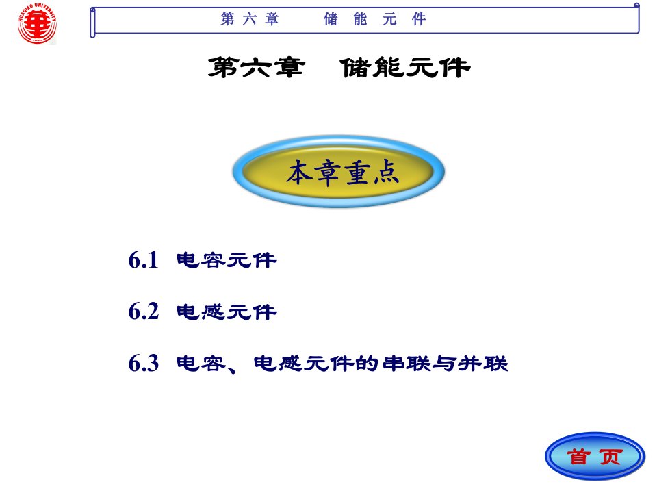 电路教学课件第六章储能元件