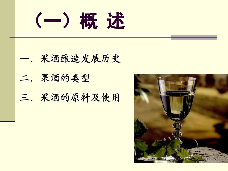 食品发酵工艺学果酒的酿造