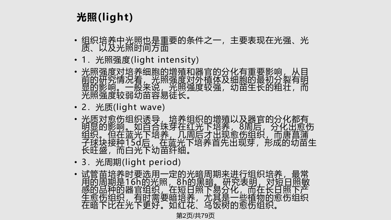 植物组织培养学