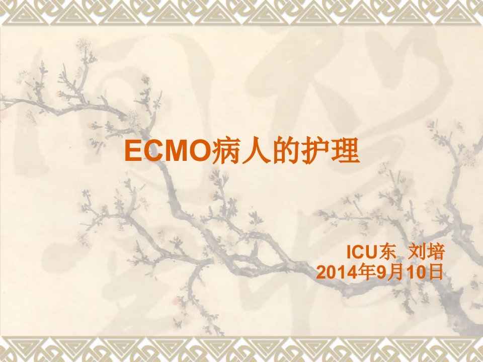 ecmo病人的护理