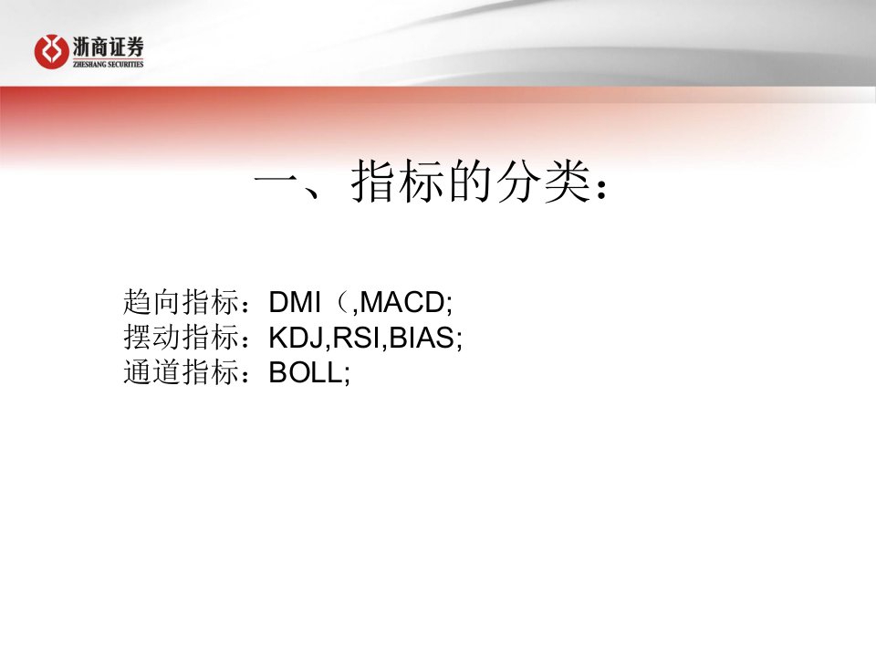 1技术指标BOLL与DMI