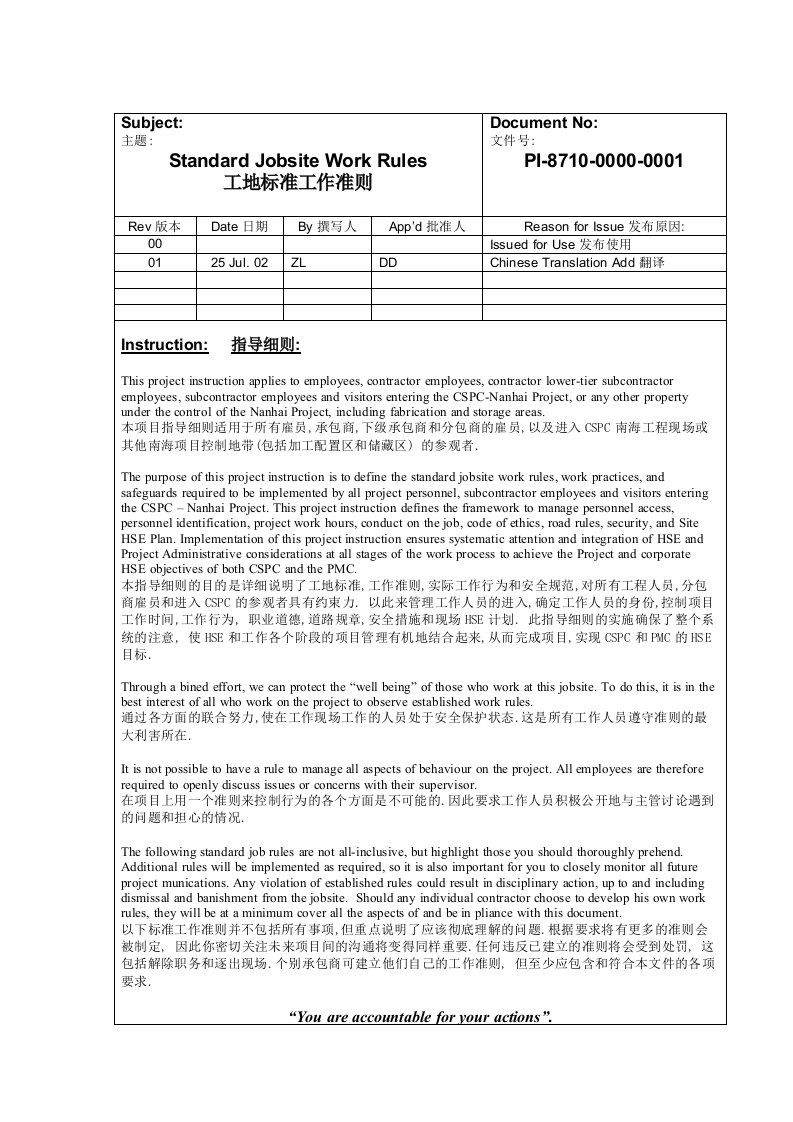 建筑工程管理-PI8711