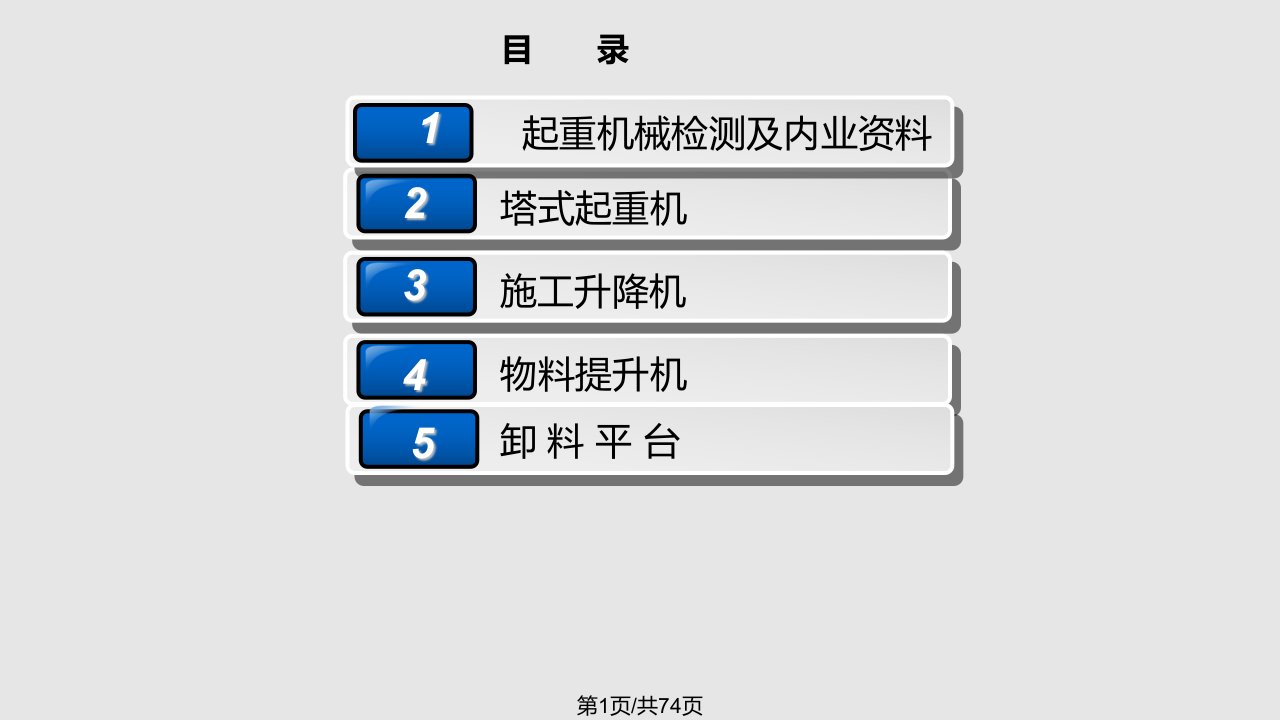 建筑起重机械安全技术标准及相关检查方法PPT课件