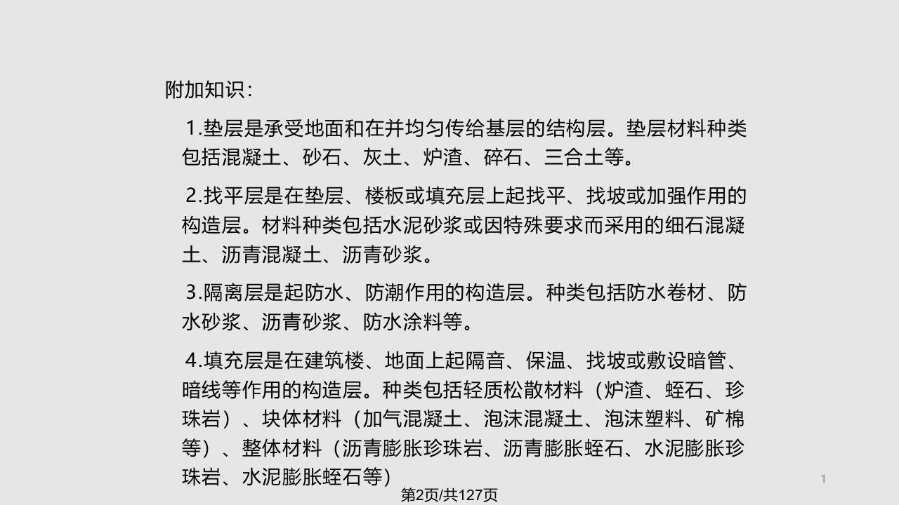 装饰装修工程工程量清单编制