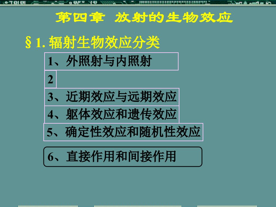 放射生物效应课件