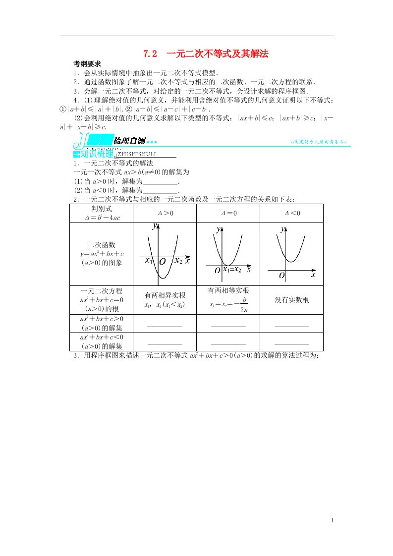 高考数学一轮复习