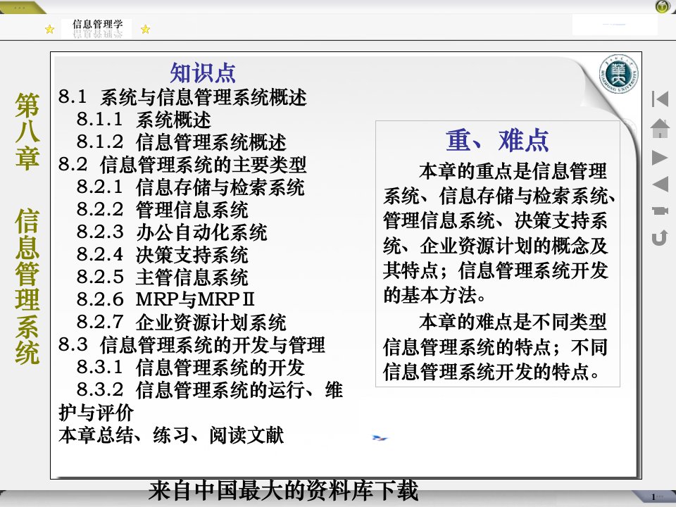 信息管理学信息管理系统ppt136页