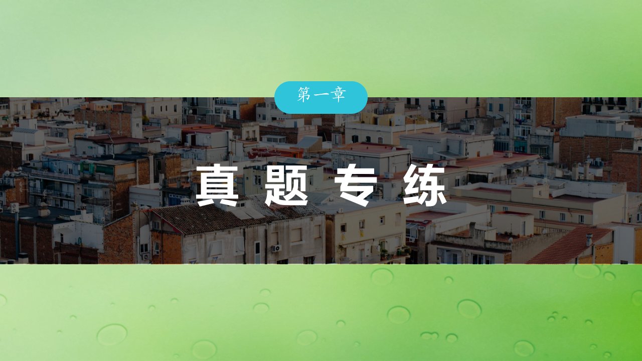 新教材2024届高考地理一轮复习第二部分人文地理第一章人口真题专练课件新人教版