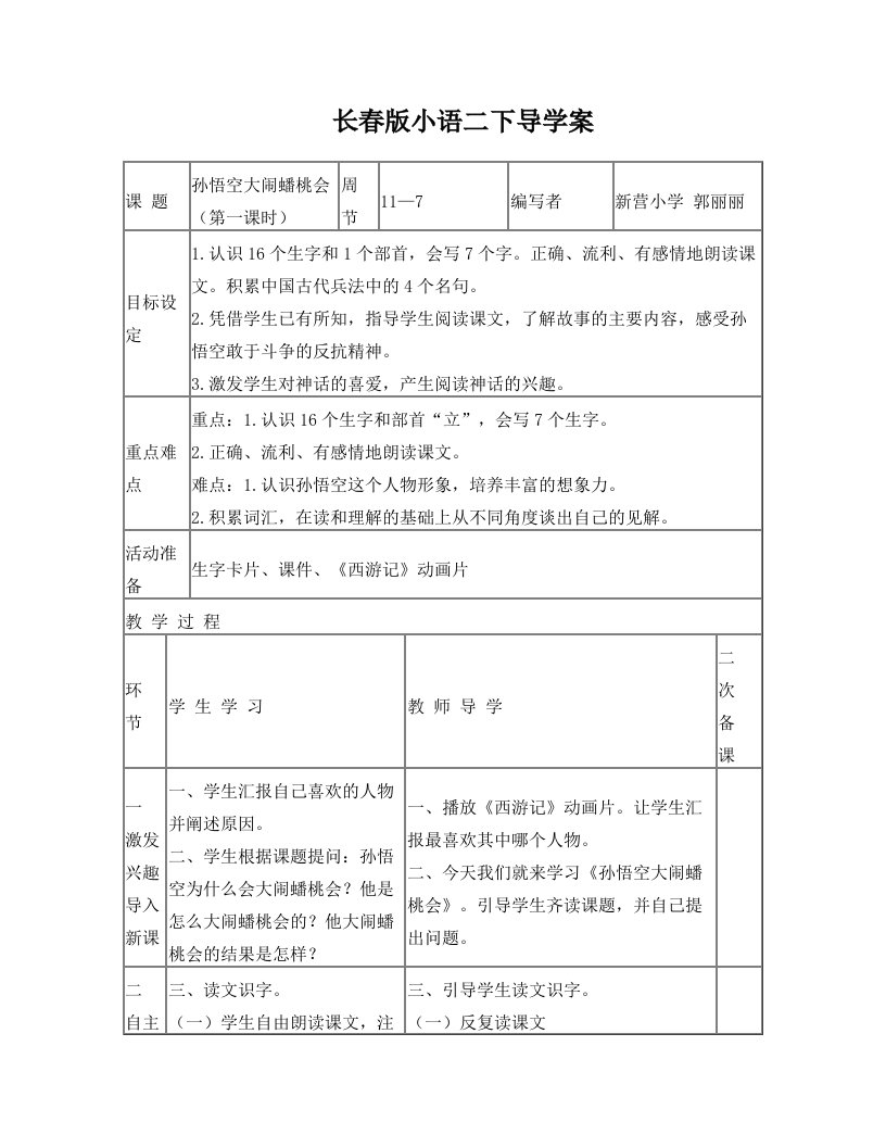 《孙悟空大闹蟠桃会》