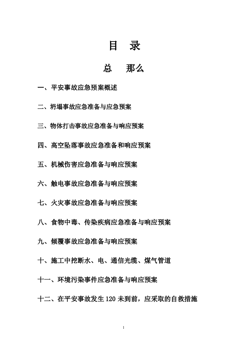 某公司安全生产应急救援预案(DOC-68页)