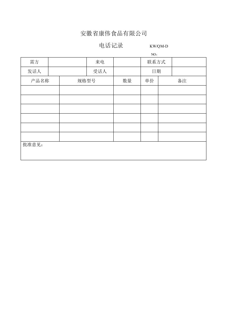 合同评审来电记录-合同协议