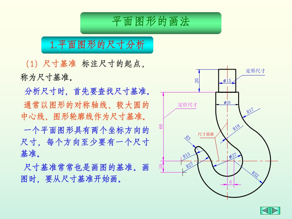 平面图形的画法吊钩