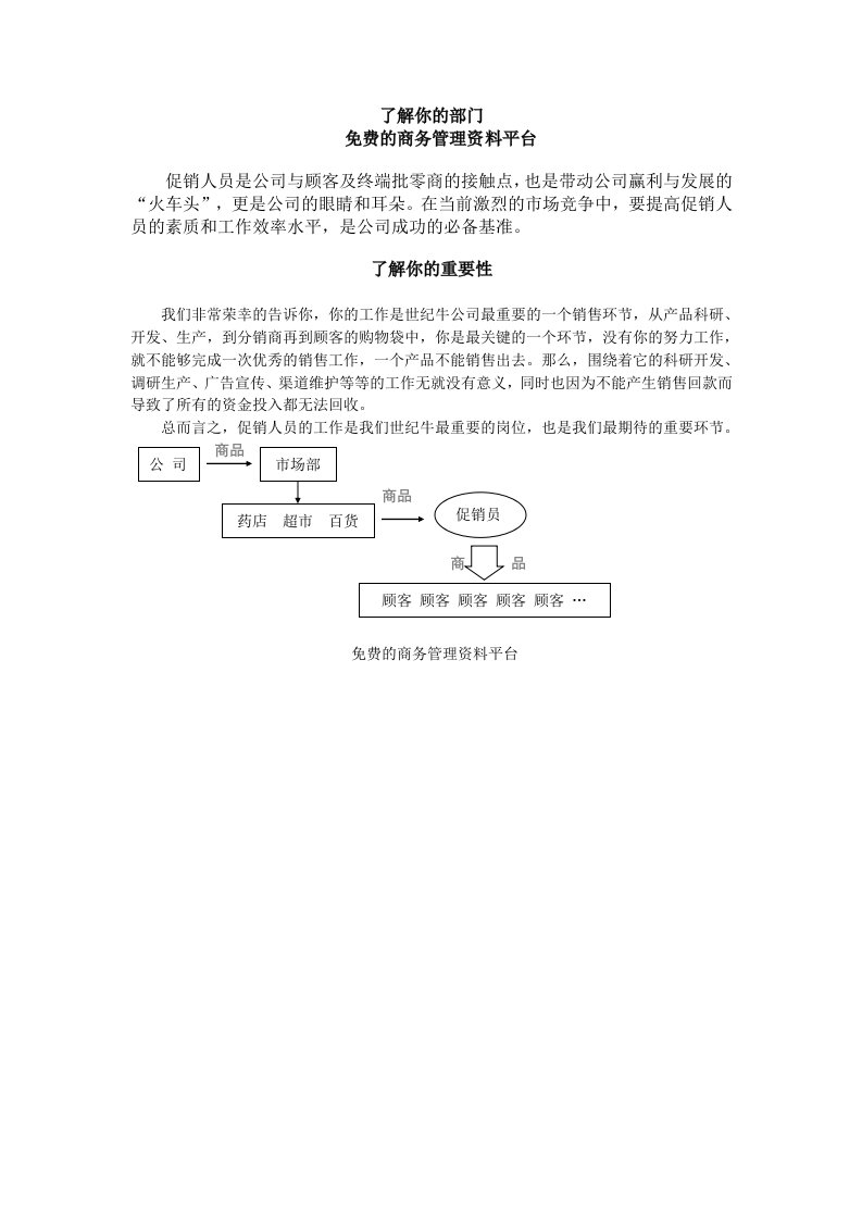 世纪牛公司促销培训手册