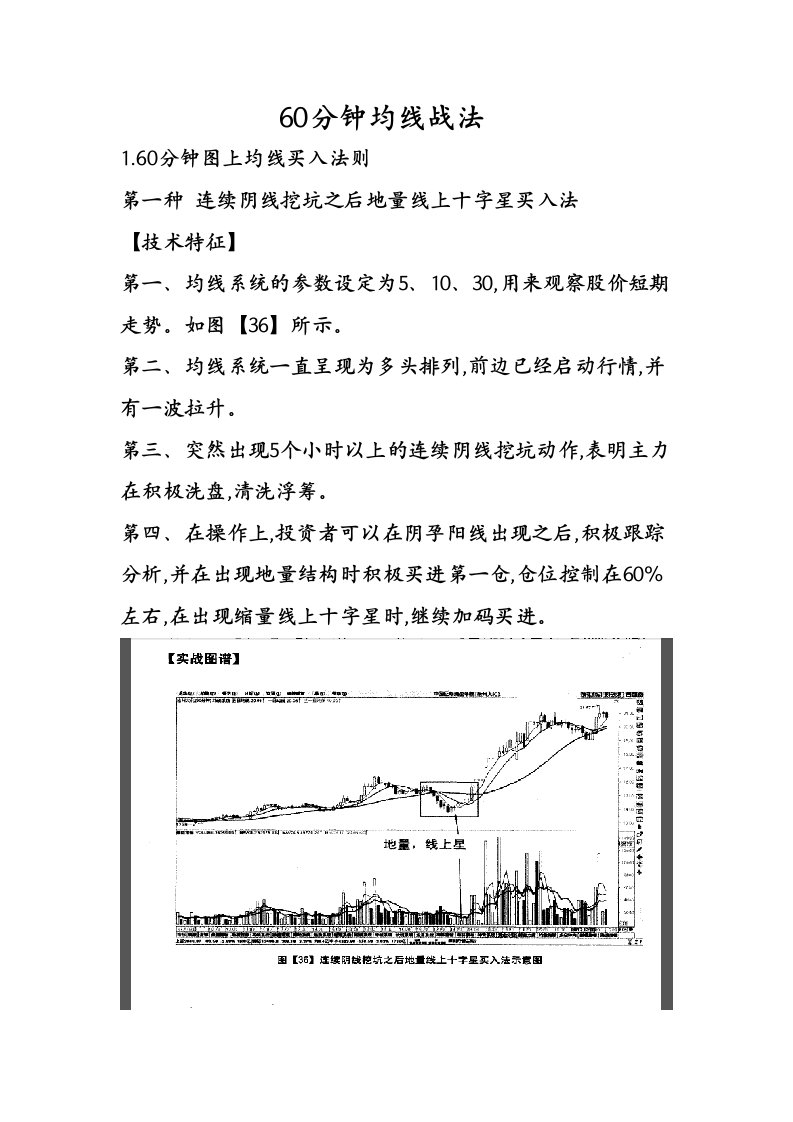 60分钟均线战法