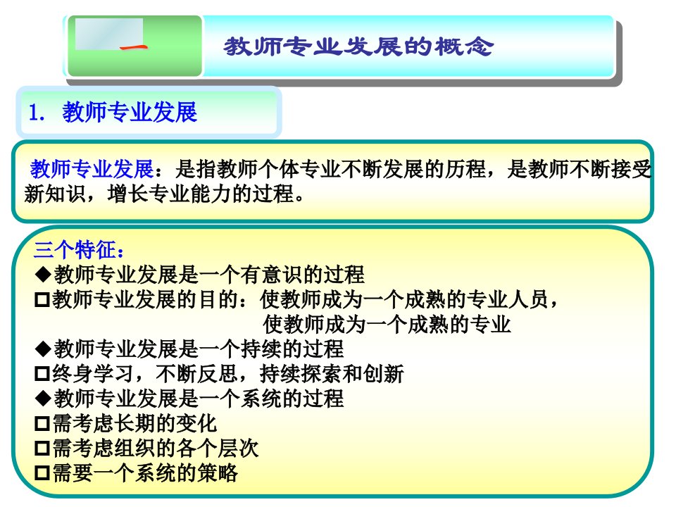 专题四教师专业发展的内涵ppt课件