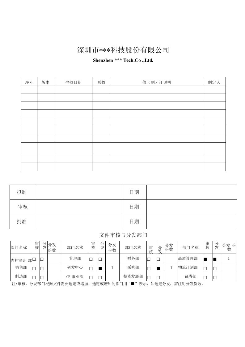 有害物质管理规定及管理流程