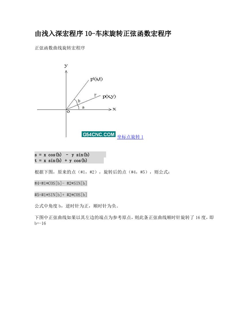 数控机床宏程序例题