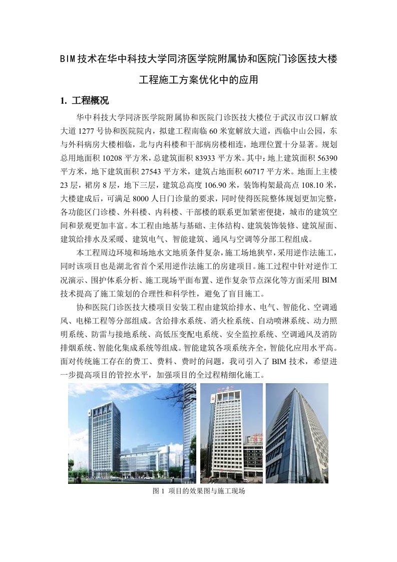 协和医院bim应用总结报告