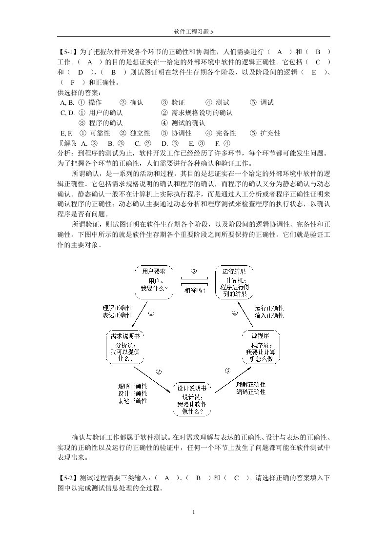 南京理工大学软件工程习题5