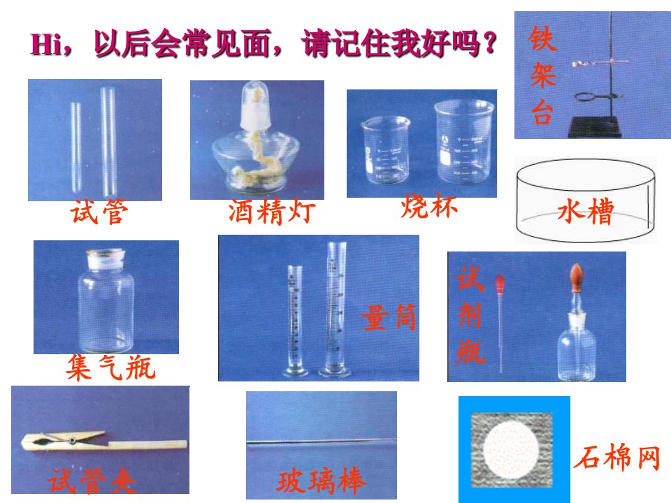 北京课改版化学九上1.2实验是化学的基础ppt课件