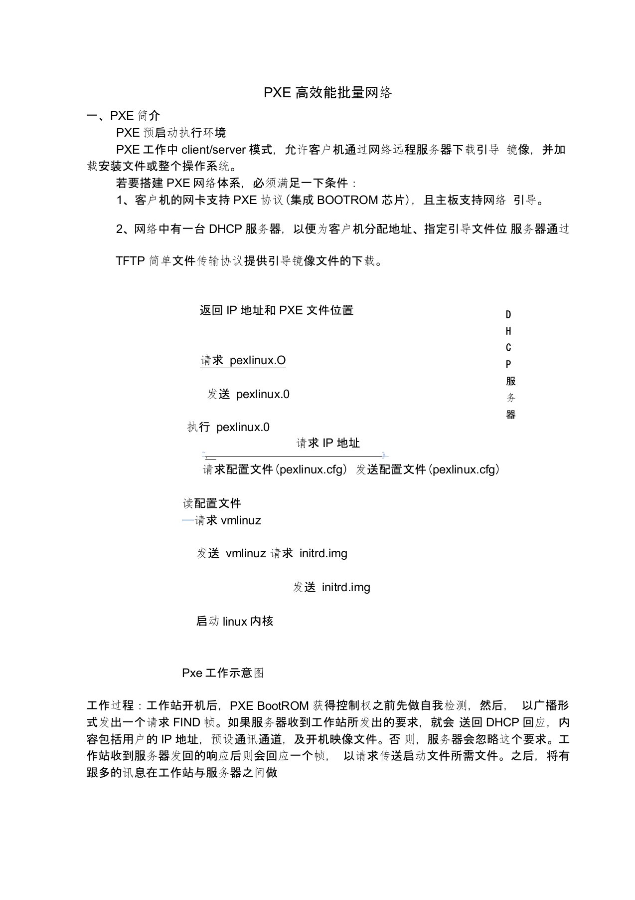 PXE高效能批量网络装机