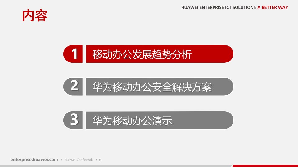 从桌面办公到口袋办公华为AnyOffice移动办公解决方课件